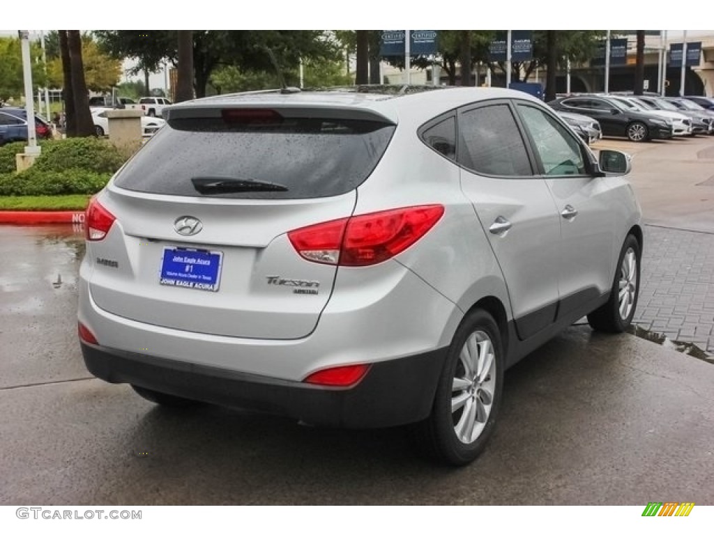 2012 Tucson Limited - Diamond Silver / Black/Saddle photo #7