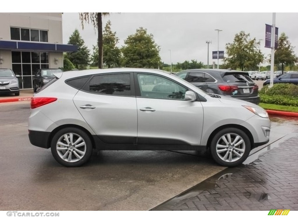 2012 Tucson Limited - Diamond Silver / Black/Saddle photo #8