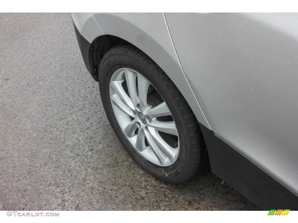 2012 Tucson Limited - Diamond Silver / Black/Saddle photo #11