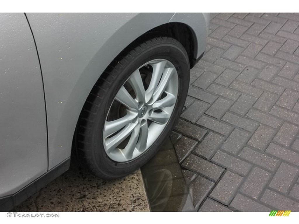 2012 Tucson Limited - Diamond Silver / Black/Saddle photo #12