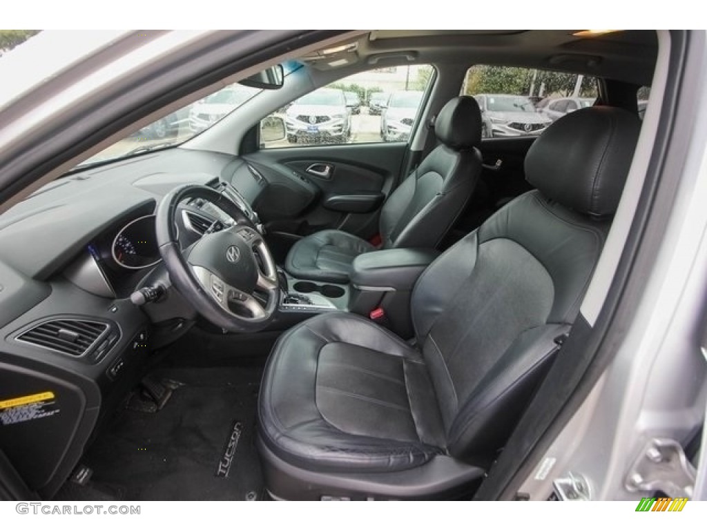 2012 Tucson Limited - Diamond Silver / Black/Saddle photo #19