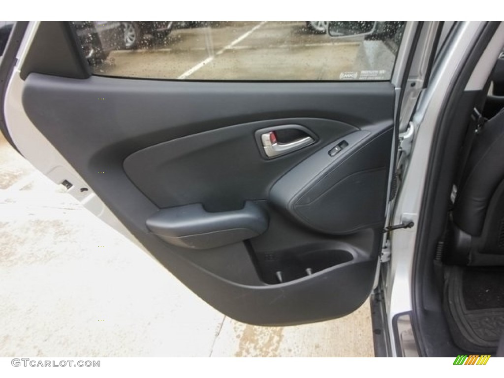 2012 Tucson Limited - Diamond Silver / Black/Saddle photo #20