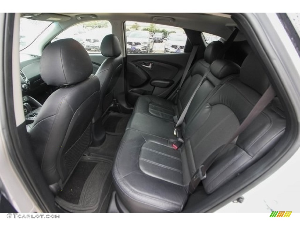 2012 Tucson Limited - Diamond Silver / Black/Saddle photo #21