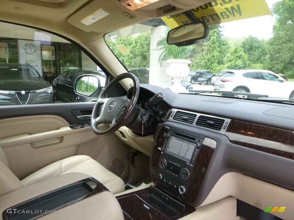 2013 Yukon XL Denali AWD - Champagne Silver Metallic / Cocoa/Light Cashmere photo #13