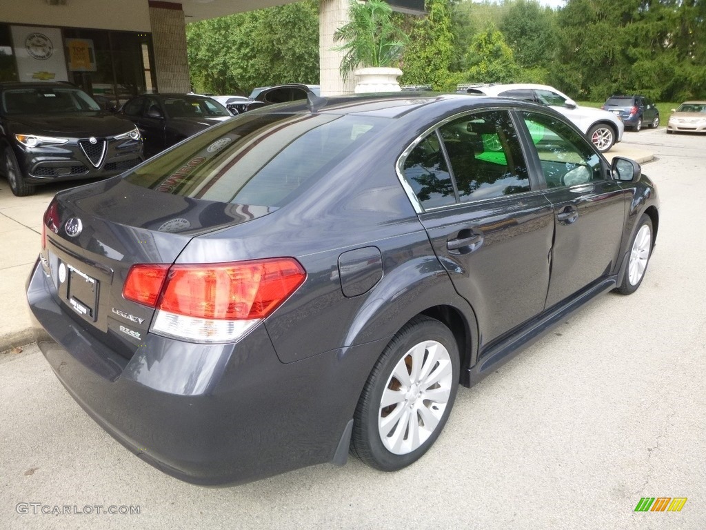 2011 Legacy 2.5i Limited - Graphite Gray Metallic / Off-Black photo #2