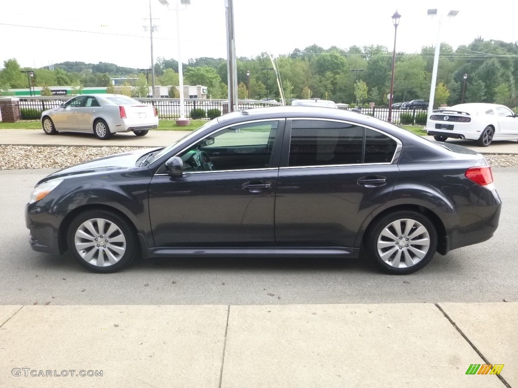 2011 Legacy 2.5i Limited - Graphite Gray Metallic / Off-Black photo #6