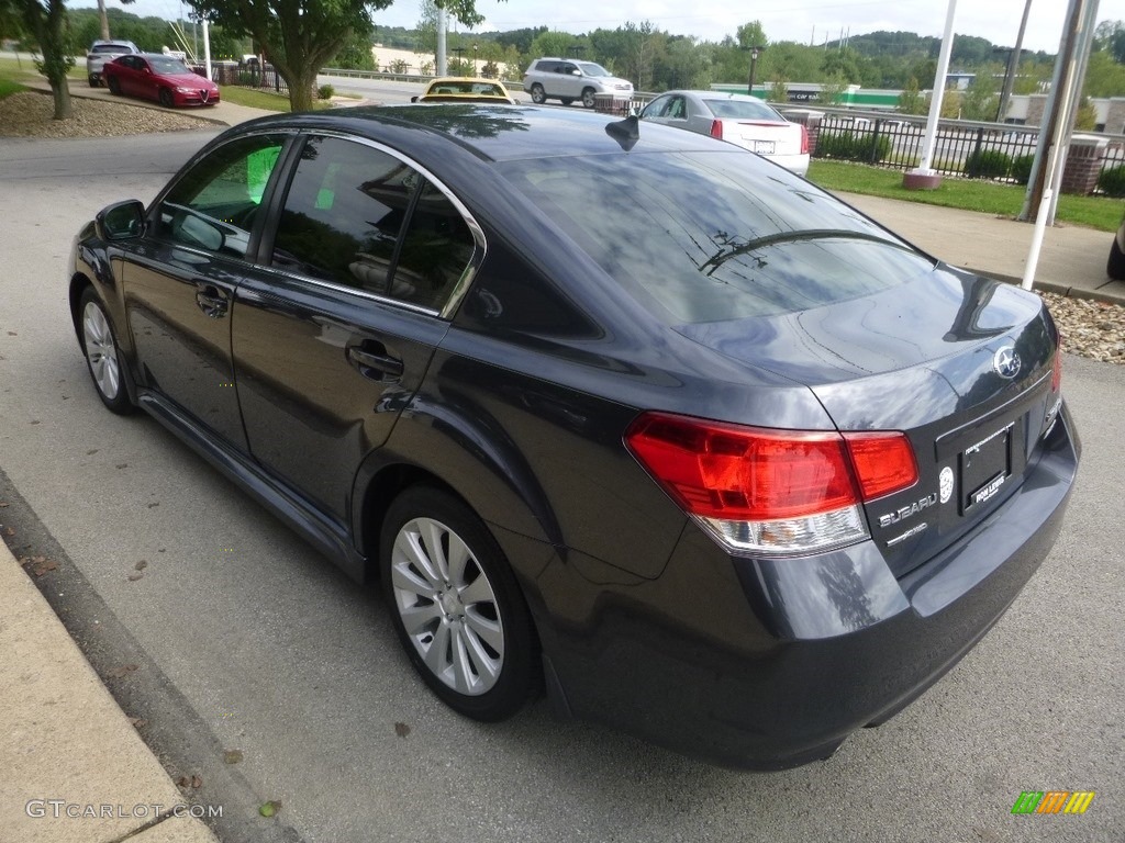 2011 Legacy 2.5i Limited - Graphite Gray Metallic / Off-Black photo #7