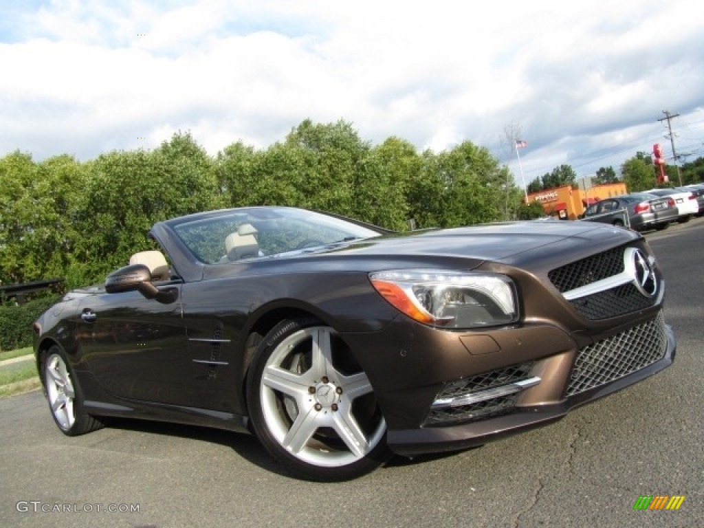 2013 SL 550 Roadster - Dolomite Brown Metallic / Beige/Brown photo #2