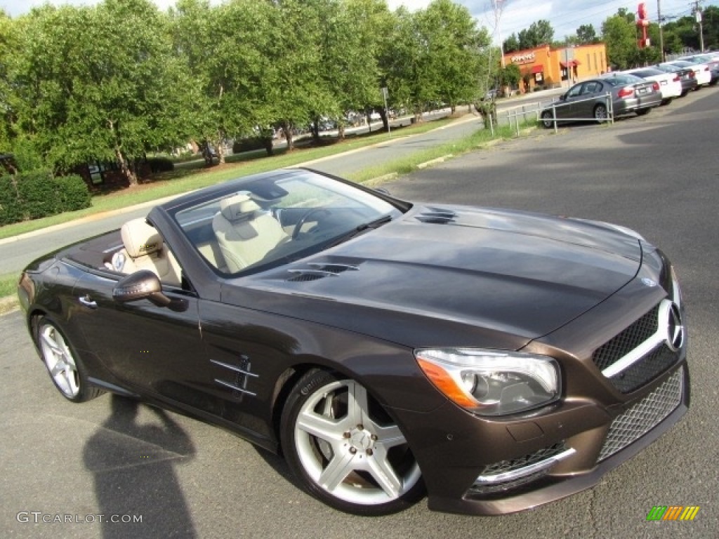 2013 SL 550 Roadster - Dolomite Brown Metallic / Beige/Brown photo #3
