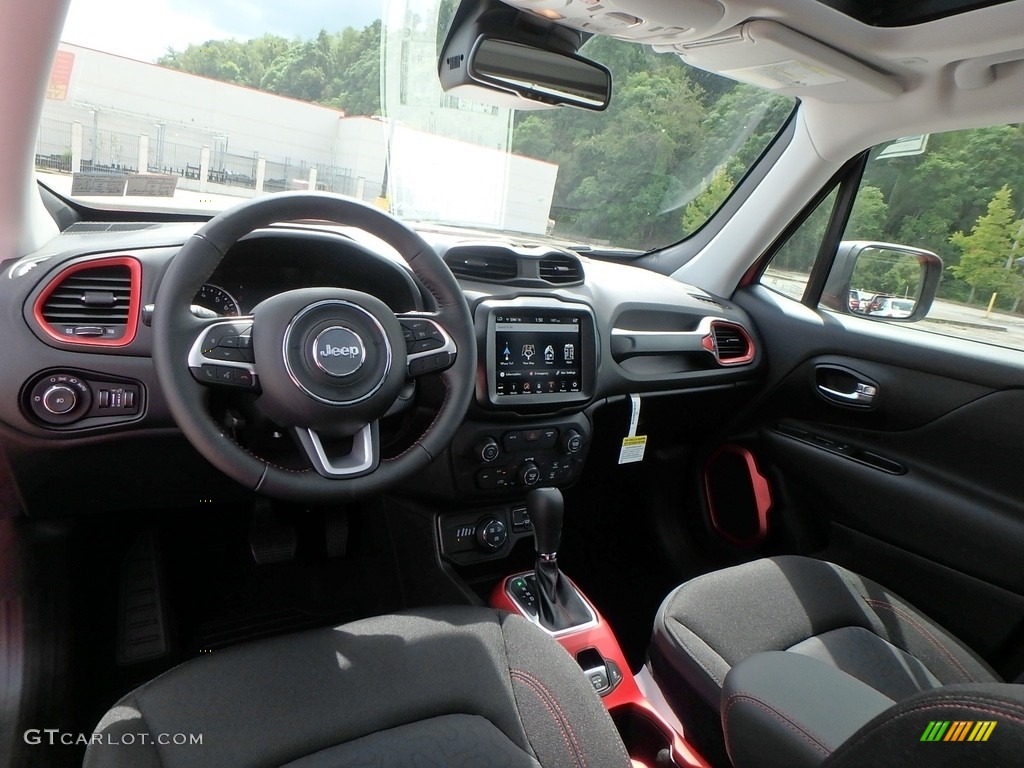 2018 Renegade Trailhawk 4x4 - Omaha Orange / Black photo #12