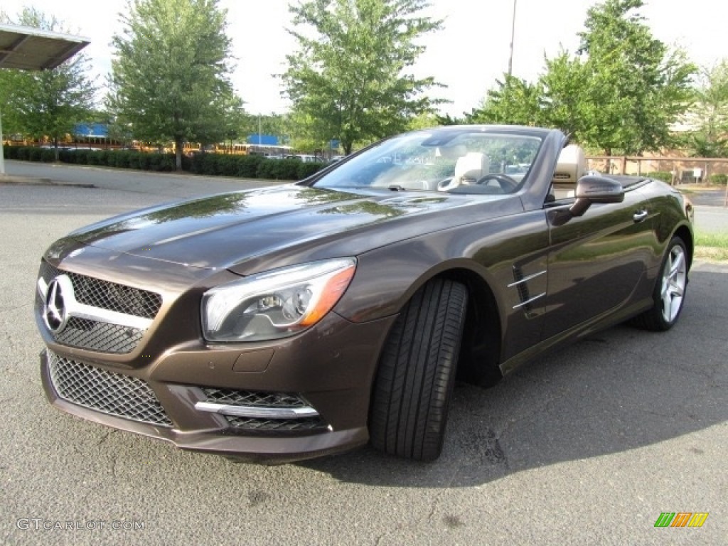 2013 SL 550 Roadster - Dolomite Brown Metallic / Beige/Brown photo #6