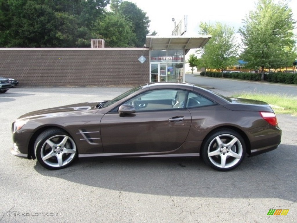 2013 SL 550 Roadster - Dolomite Brown Metallic / Beige/Brown photo #12