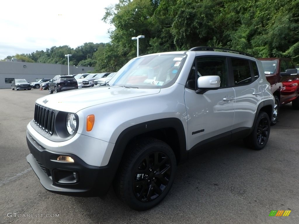 2018 Renegade Latitude 4x4 - Glacier Metallic / Black photo #1