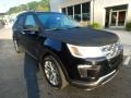 2018 Shadow Black Ford Explorer Limited 4WD  photo #7