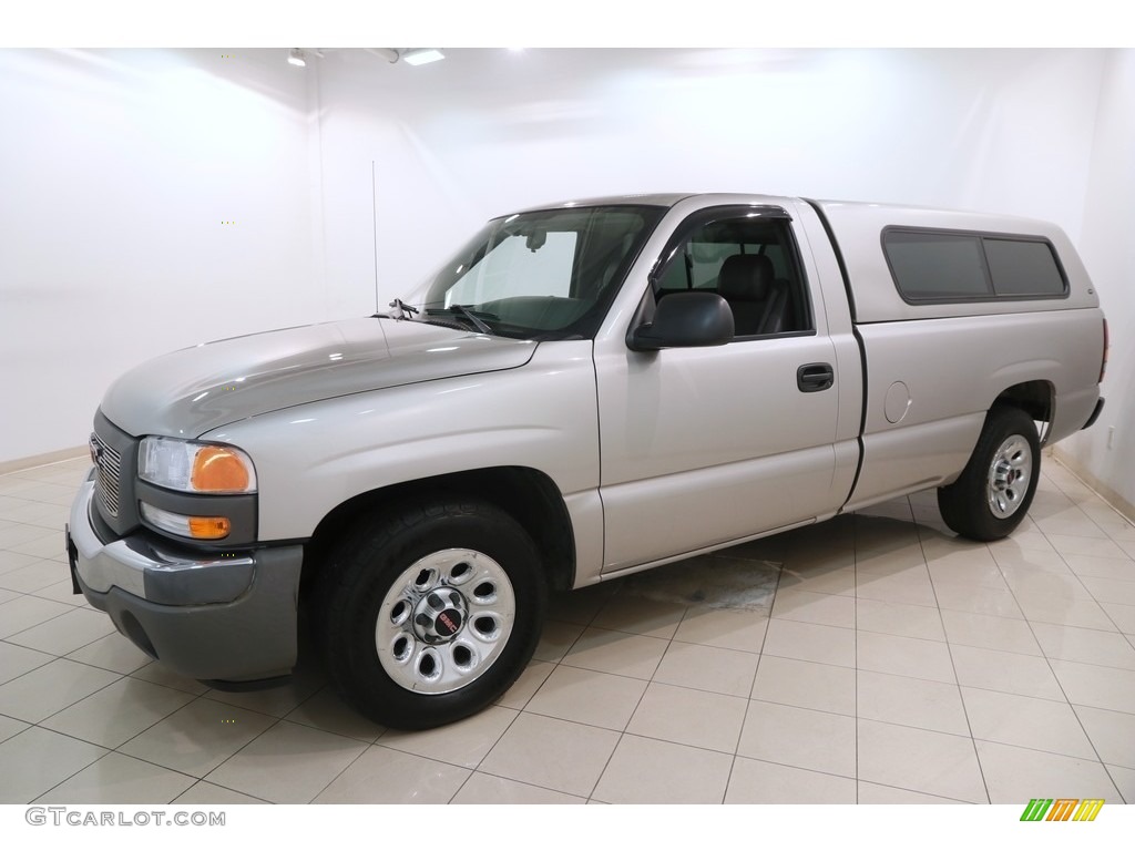 2006 Sierra 1500 Regular Cab - Silver Birch Metallic / Dark Pewter photo #3