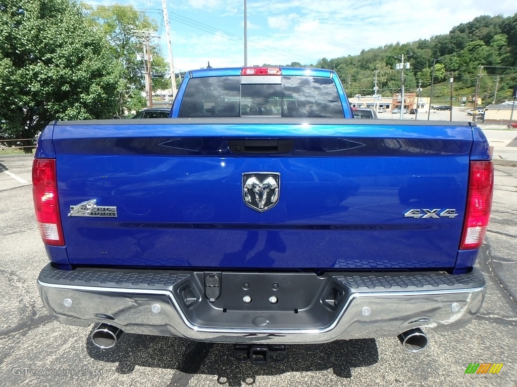 2019 1500 Classic Big Horn Crew Cab 4x4 - Blue Streak Pearl / Black/Diesel Gray photo #4