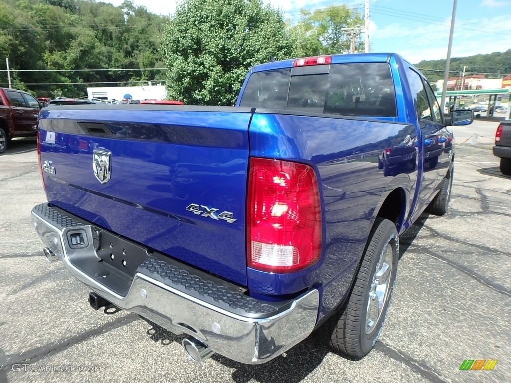 2019 1500 Classic Big Horn Crew Cab 4x4 - Blue Streak Pearl / Black/Diesel Gray photo #5