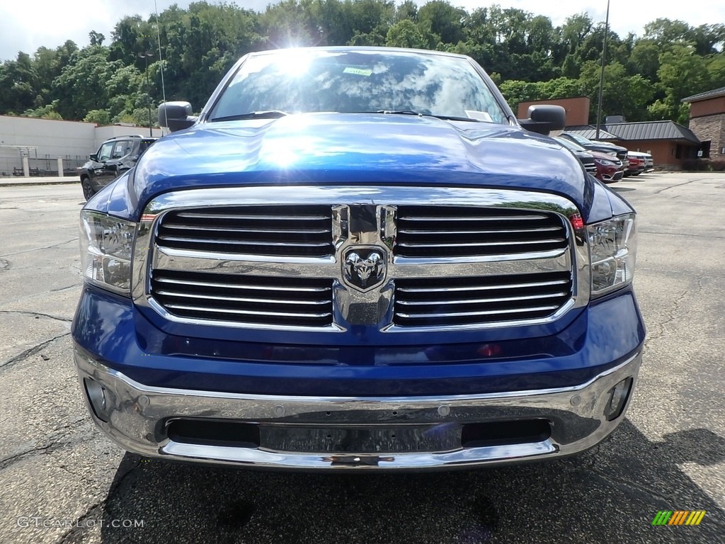 2019 1500 Classic Big Horn Crew Cab 4x4 - Blue Streak Pearl / Black/Diesel Gray photo #8