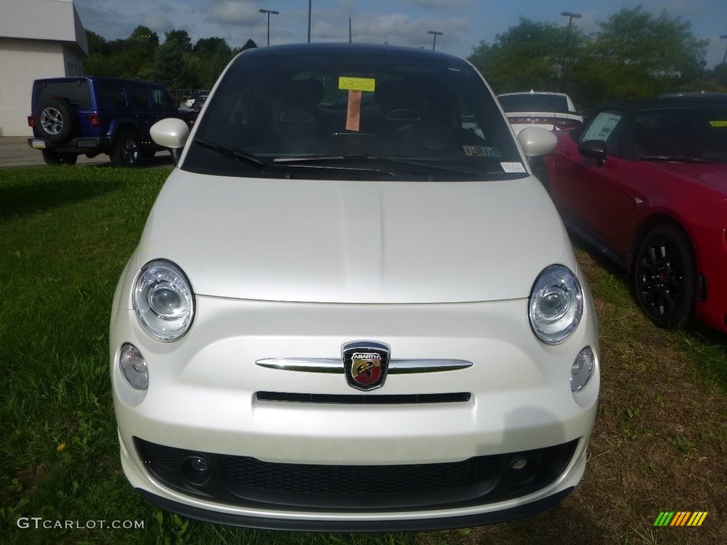 Bianco White Ice 2018 Fiat 500 Abarth Exterior Photo #129373301