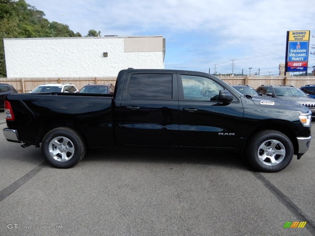 2019 1500 Tradesman Crew Cab 4x4 - Black Forest Green Pearl / Black photo #6