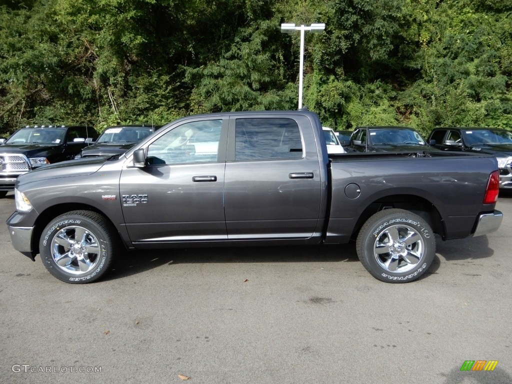 2019 1500 Classic Big Horn Crew Cab 4x4 - Granite Crystal Metallic / Black/Diesel Gray photo #2