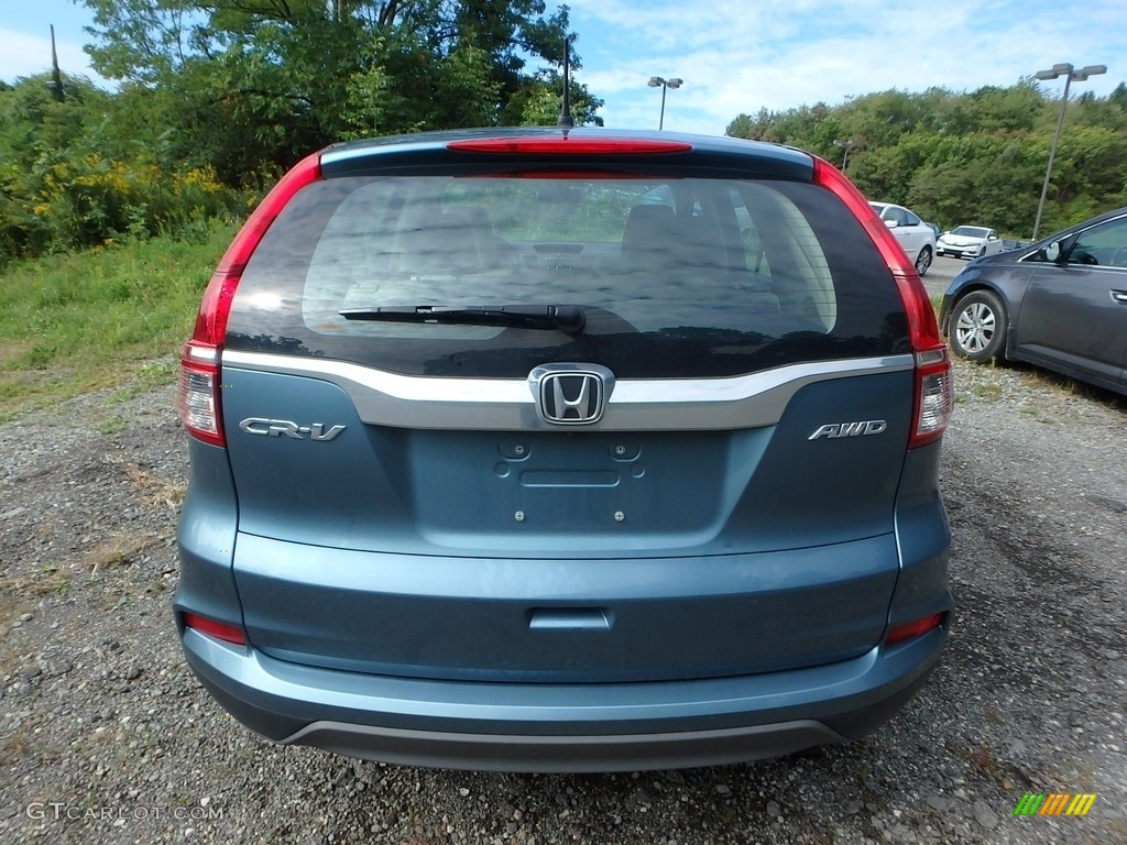 2015 CR-V LX AWD - Obsidian Blue Pearl / Black photo #3