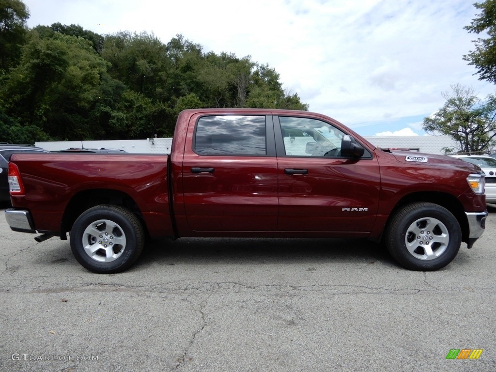 2019 1500 Tradesman Crew Cab 4x4 - Diamond Black Crystal Pearl / Black photo #6