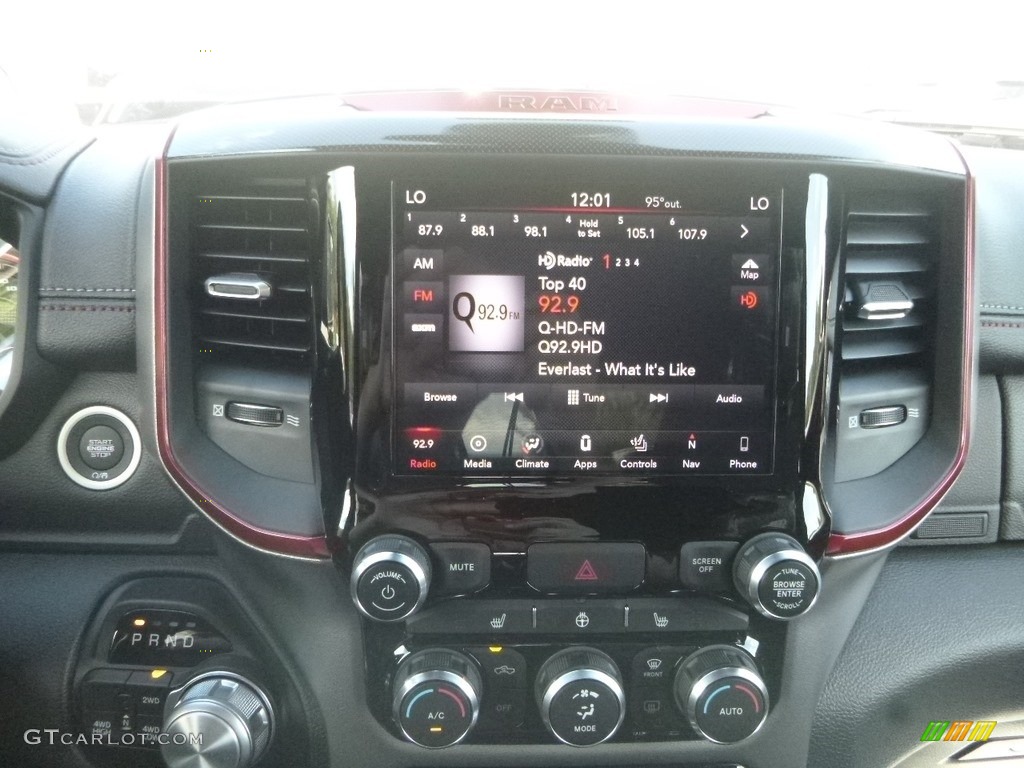 2019 1500 Rebel Crew Cab 4x4 - Granite Crystal Metallic / Black/Red photo #16