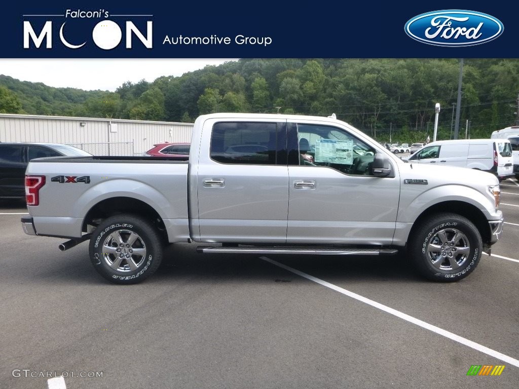 2018 F150 XLT SuperCrew 4x4 - Ingot Silver / Earth Gray photo #1