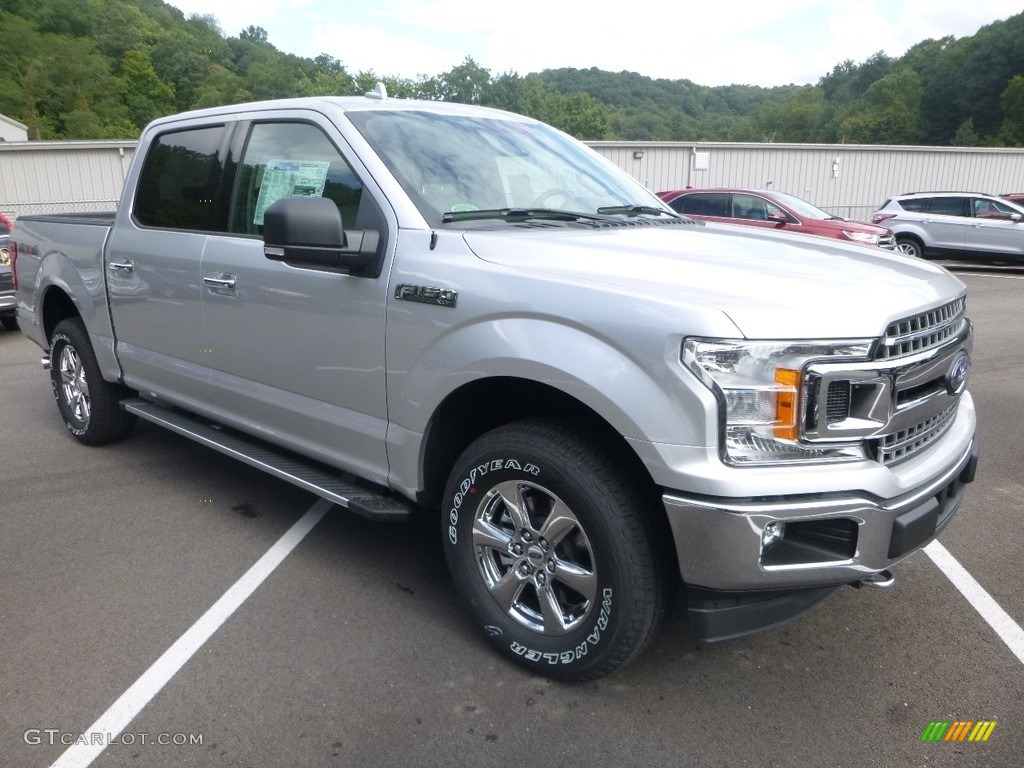 2018 F150 XLT SuperCrew 4x4 - Ingot Silver / Earth Gray photo #3