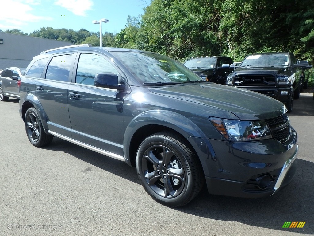Bruiser Grey 2018 Dodge Journey Crossroad AWD Exterior Photo #129380552