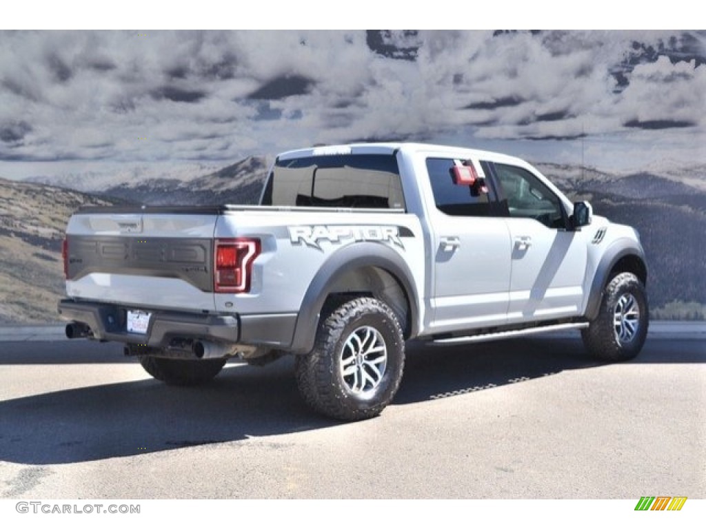 2017 F150 SVT Raptor SuperCrew 4x4 - Ingot Silver / Raptor Black photo #3