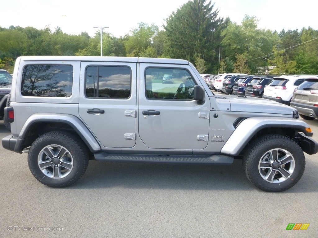 Billet Silver Metallic 2018 Jeep Wrangler Unlimited Sahara 4x4 Exterior Photo #129380727