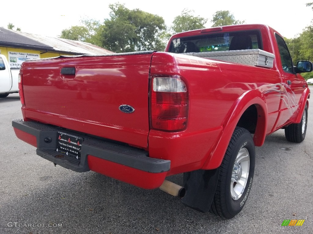 2004 Ranger Edge Regular Cab - Bright Red / Medium Dark Flint photo #3