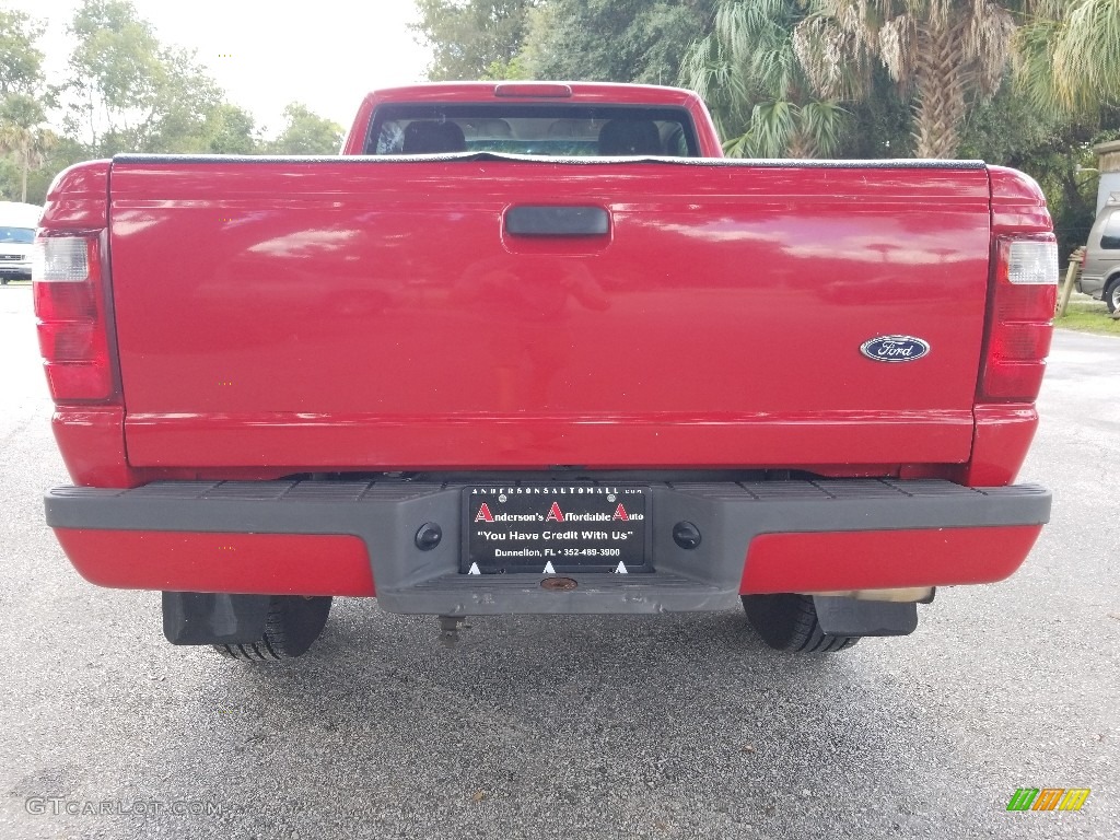 2004 Ranger Edge Regular Cab - Bright Red / Medium Dark Flint photo #4