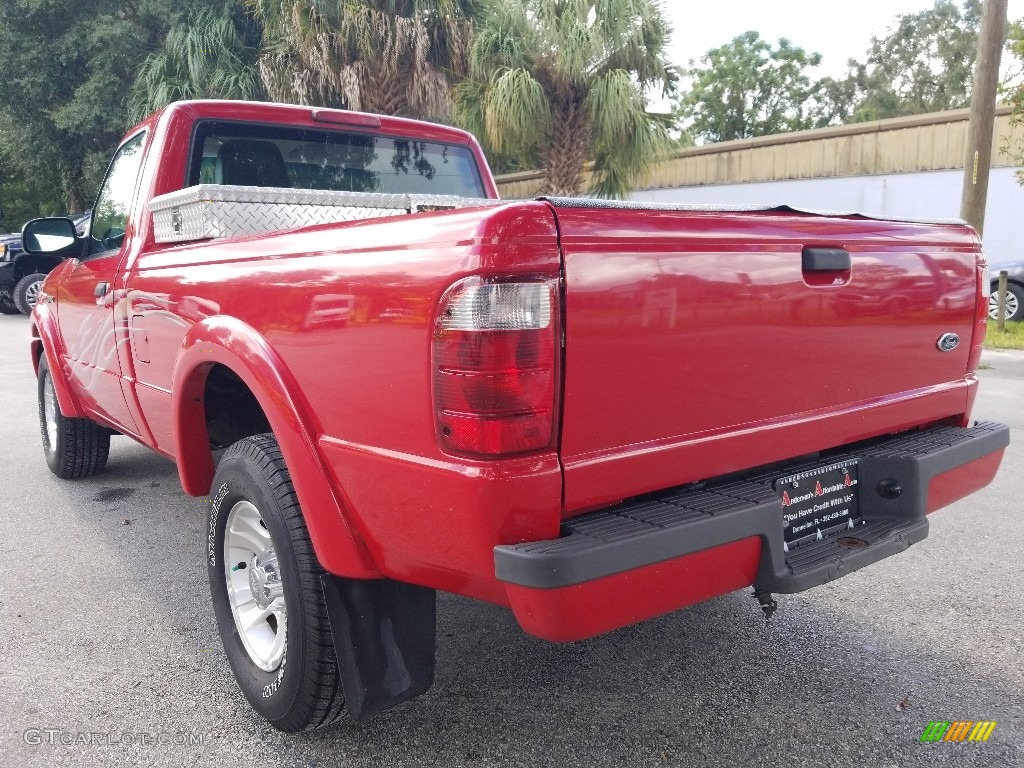 2004 Ranger Edge Regular Cab - Bright Red / Medium Dark Flint photo #5