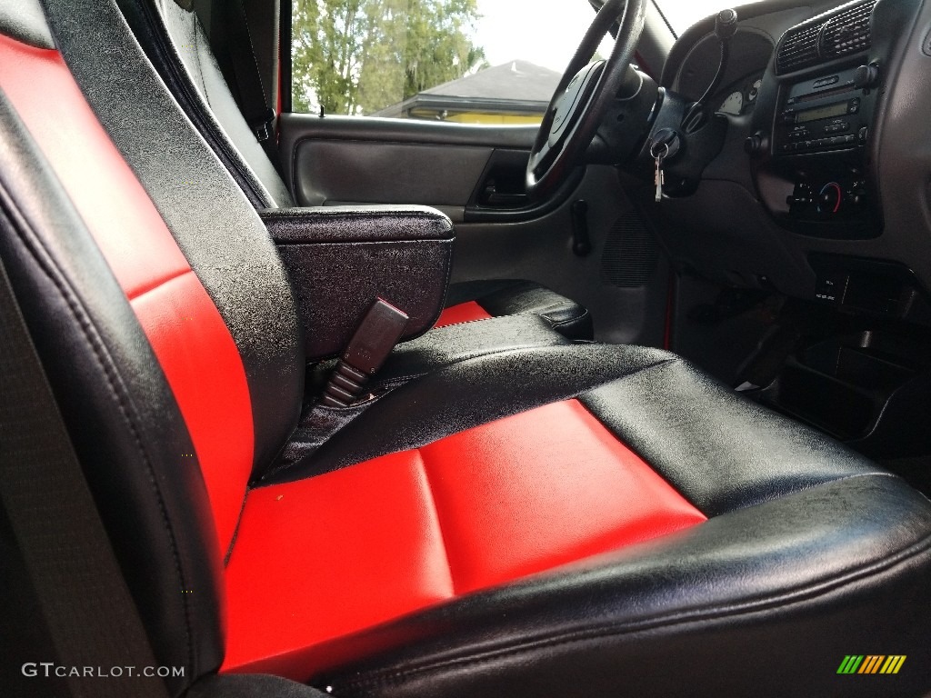 2004 Ranger Edge Regular Cab - Bright Red / Medium Dark Flint photo #15