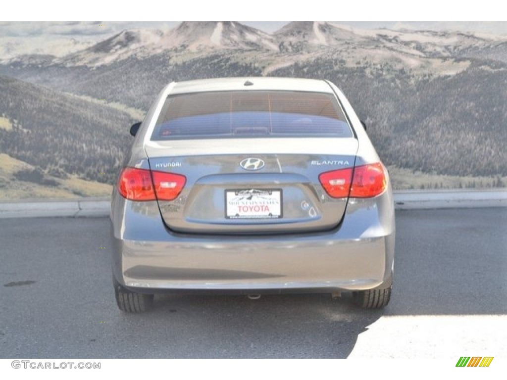 2009 Elantra SE Sedan - Carbon Gray / Gray photo #9