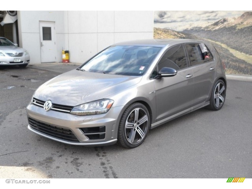 2016 Golf R 4Motion - Limestone Gray Metallic / Black photo #2