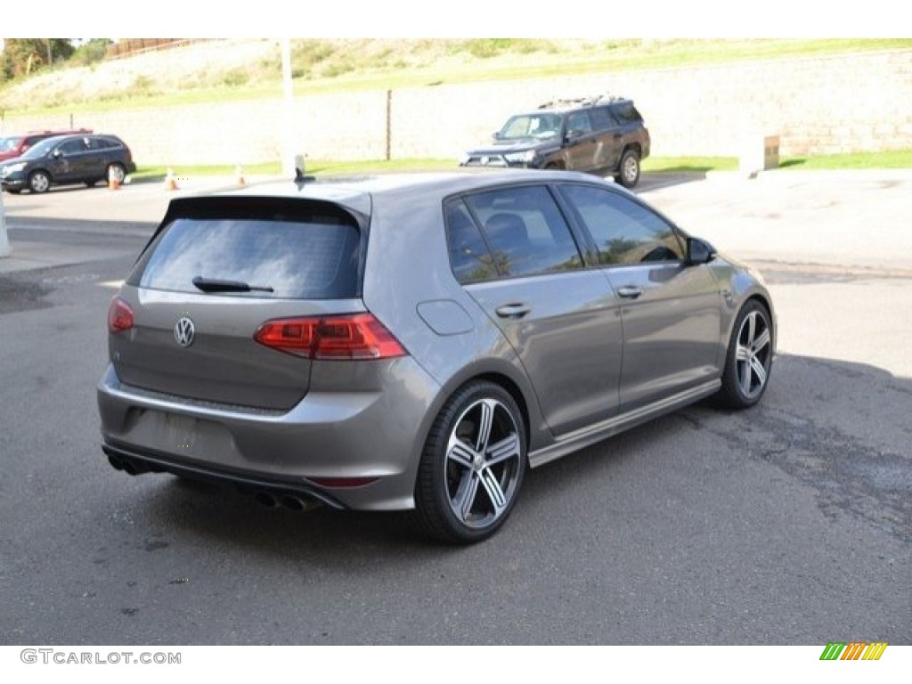 2016 Golf R 4Motion - Limestone Gray Metallic / Black photo #6