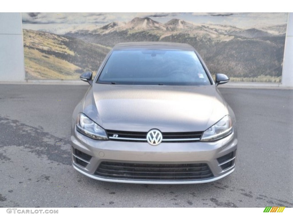 2016 Golf R 4Motion - Limestone Gray Metallic / Black photo #8