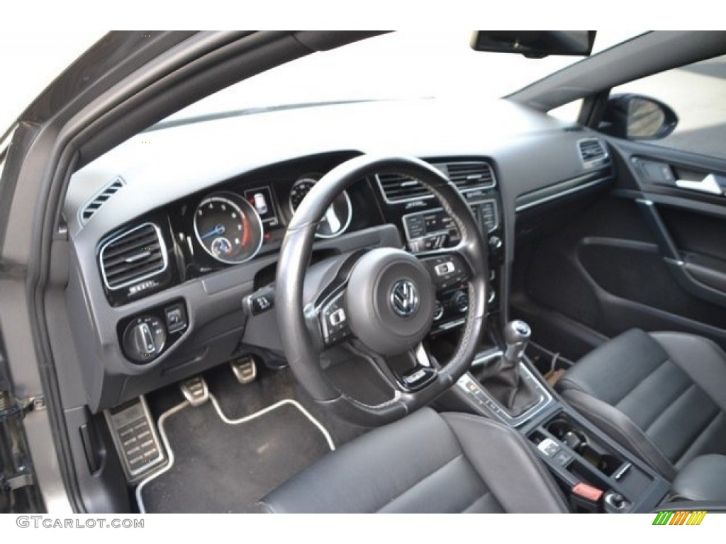 2016 Golf R 4Motion - Limestone Gray Metallic / Black photo #10