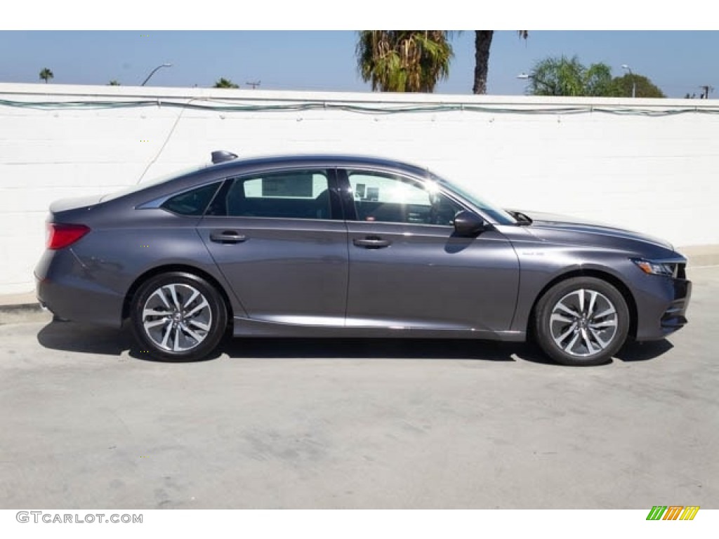 Modern Steel Metallic 2018 Honda Accord Hybrid Sedan Exterior Photo #129384689