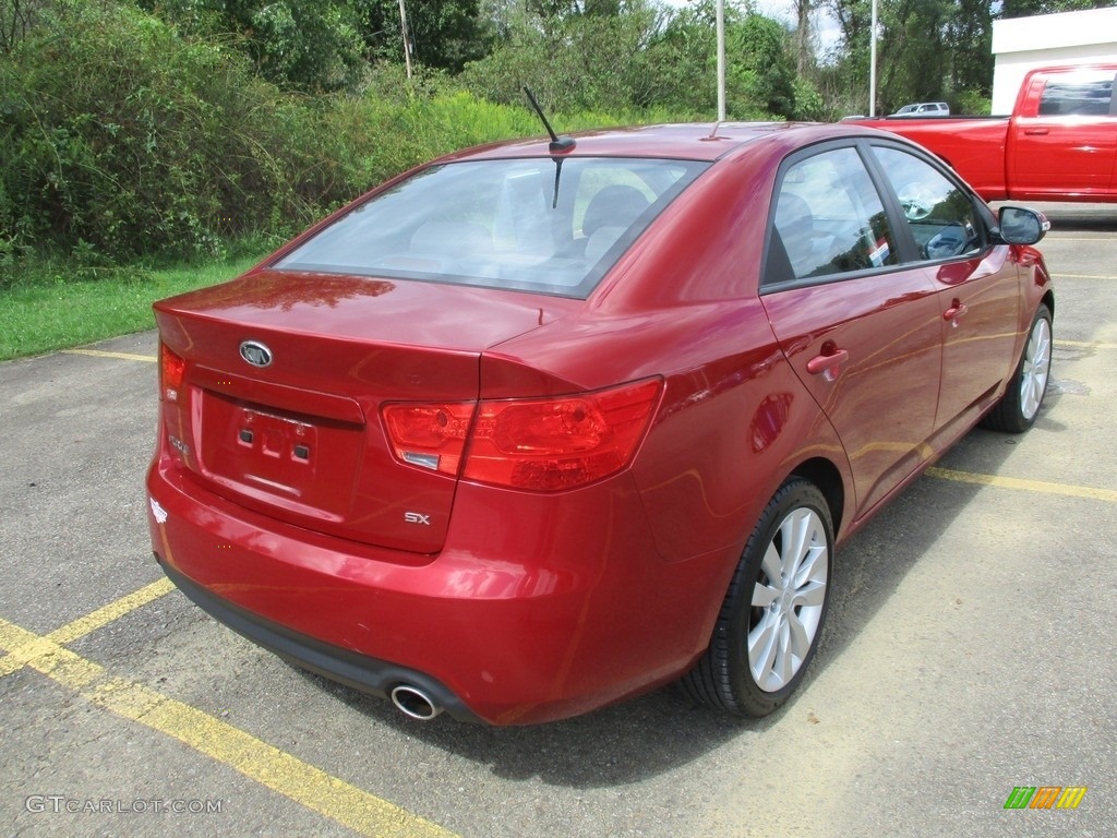 2010 Forte SX - Spicy Red / Black Sport photo #3