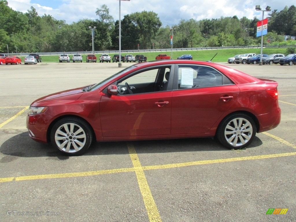2010 Forte SX - Spicy Red / Black Sport photo #12