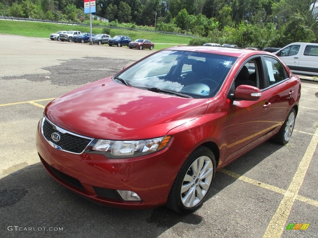 2010 Forte SX - Spicy Red / Black Sport photo #14
