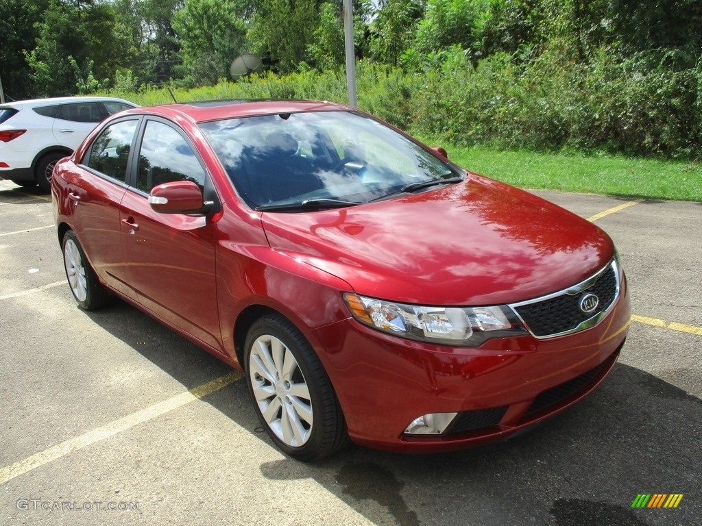 2010 Forte SX - Spicy Red / Black Sport photo #16