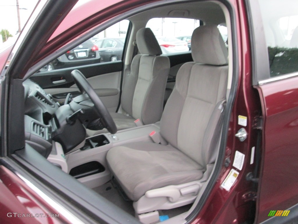2012 CR-V LX 4WD - Basque Red Pearl II / Gray photo #16