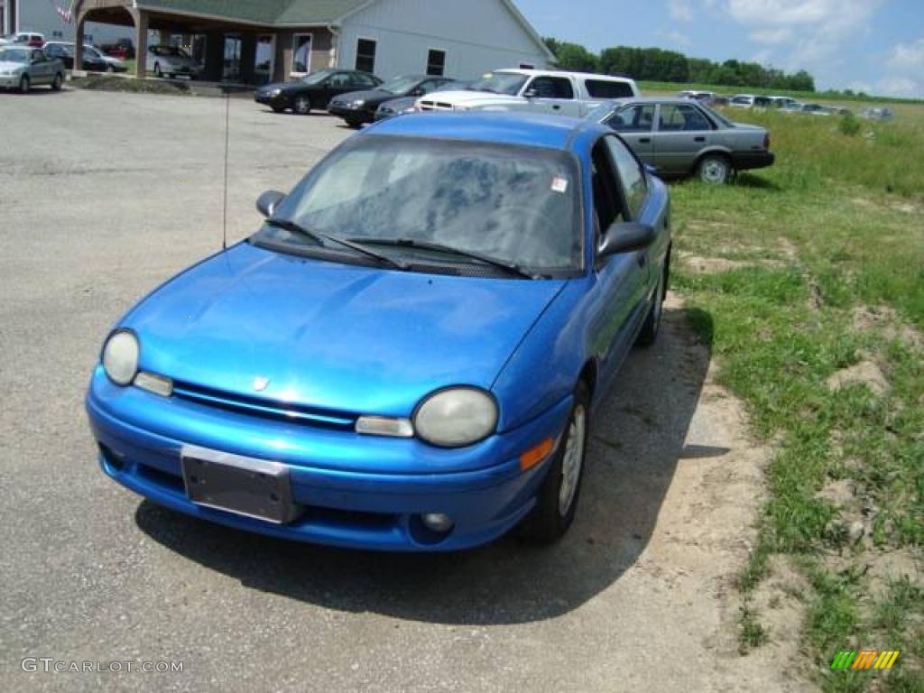 1998 Neon Highline Sedan - Intense Blue Pearl / Agate photo #2