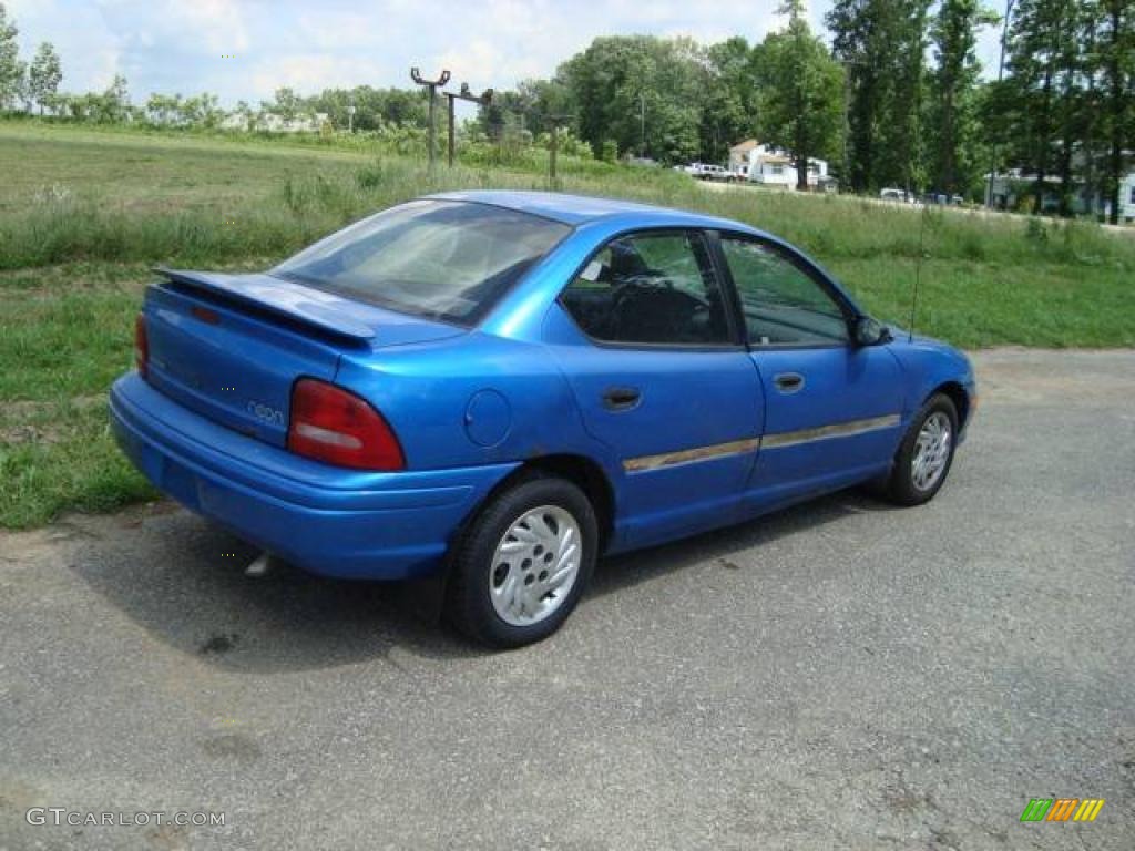 1998 Neon Highline Sedan - Intense Blue Pearl / Agate photo #5